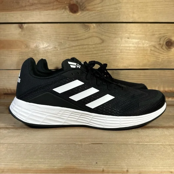 NEW Mens Size 13 Adidas Duramo SL “Black White” Low Top Running Sneakers  GV7124